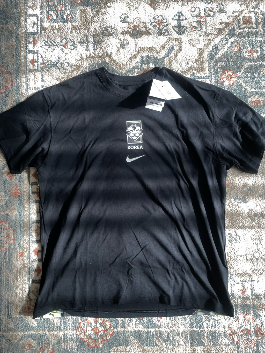 Nike Korea Premium Goalkeeper T-Shirt Black (IO4579-010) 착용 스타일 - 1