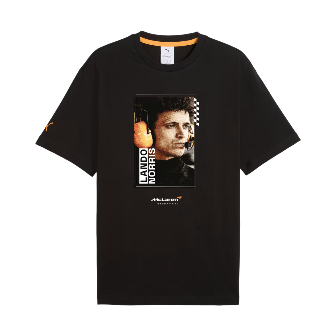 맥라렌 x 푸마 마스터카드 F1 팀 노리스 티셔츠 푸마 블랙(McLaren x Puma Mastercard F1 Team Norris T-Shirt Puma Black)