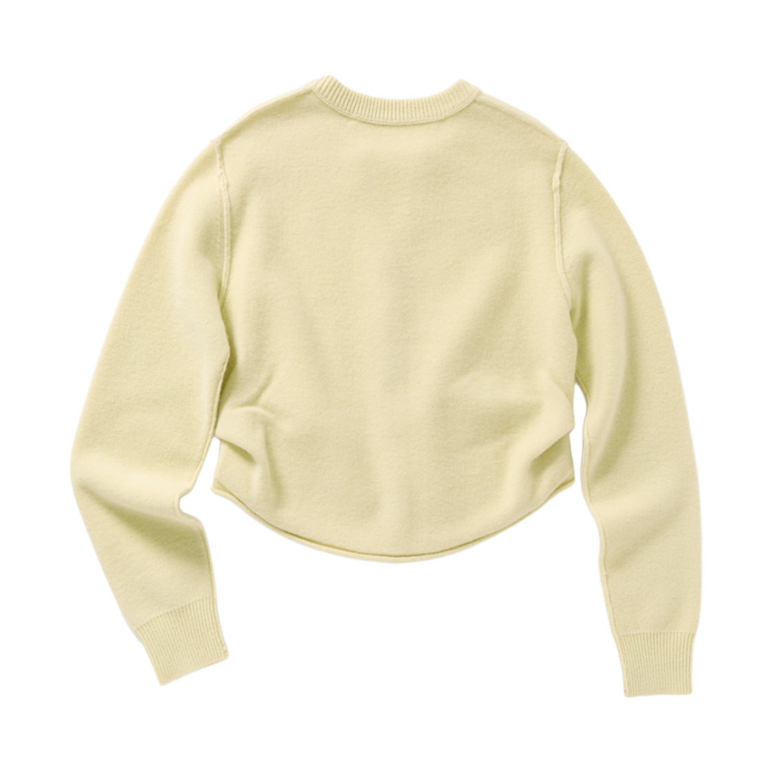 퍼버즈 우먼 사이드 턱 니트 가디건 크림 - 26FW(Perverze Women Side Tuck Knit Cardigan Cream - 26FW) - 2