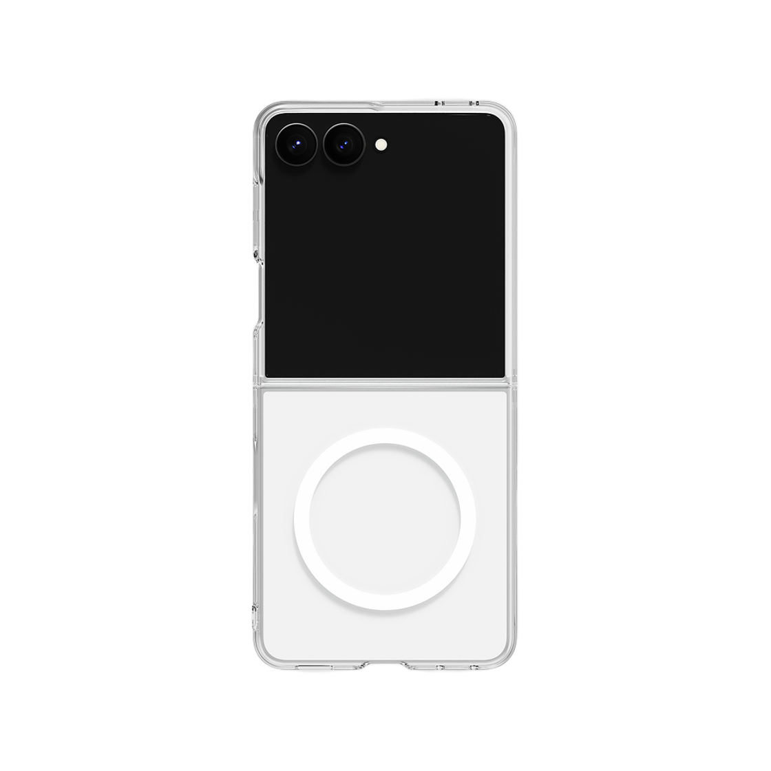 에스엘비에스 슬림 임프레션 클리어 마그넷 케이스 for Galaxy Z Flip8(SLBS Slim Impression Clear Magnet Case for Galaxy Z Flip8)