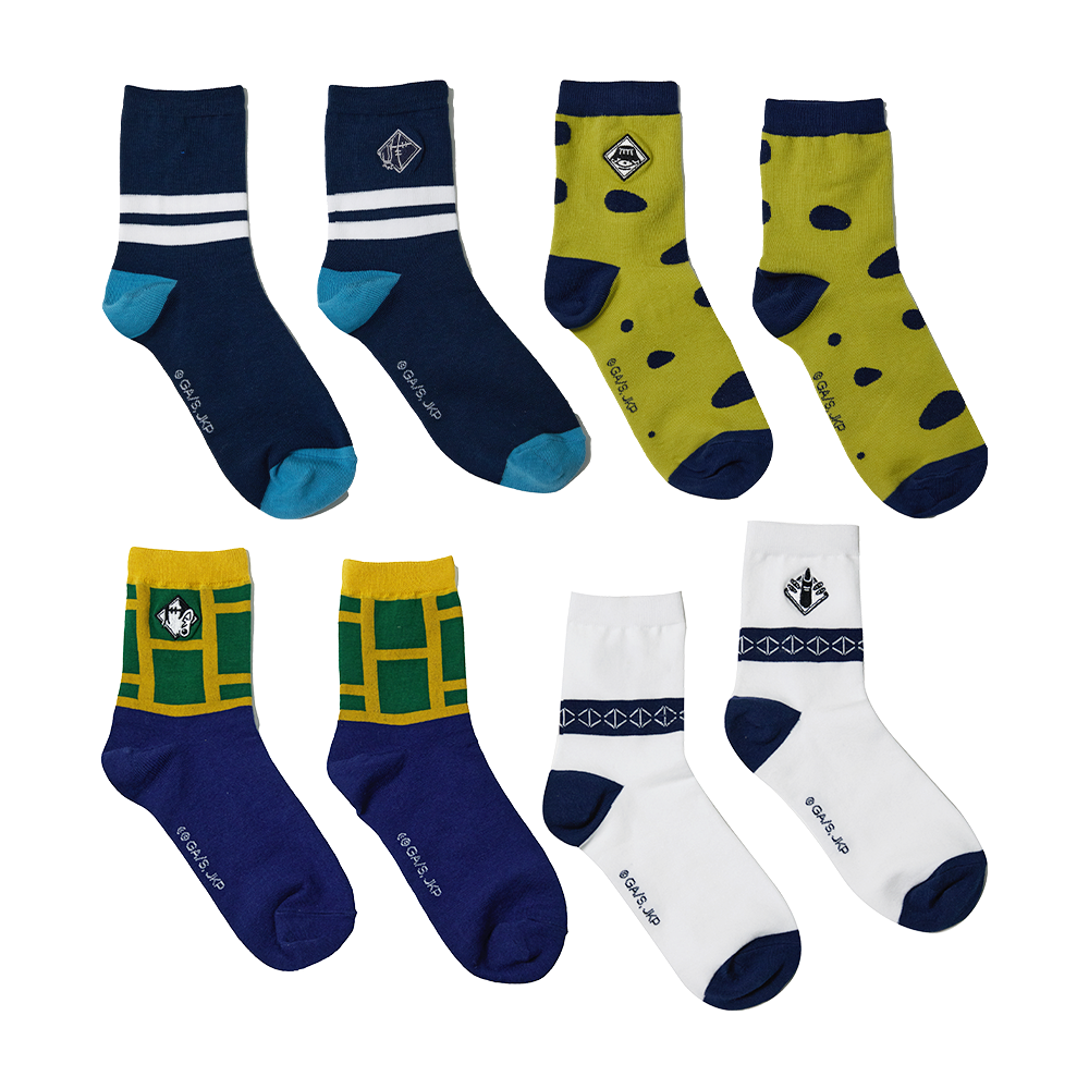 댄꼼마 주술회전 빌런 양말세트 (4P)(DANCOMMA Jujutsu Kaisen Villains Socks Set (4 Pairs))