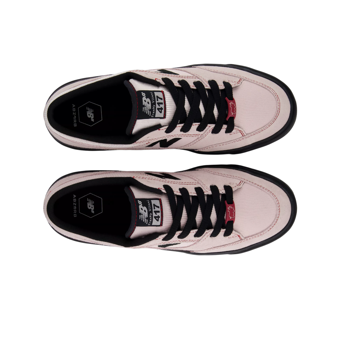 뉴발란스 x 프랭키 빌라니 뉴메릭 417 로우 스톤 핑크 블랙(New Balance x Franky Villani Numeric 417 Low Stone Pink Black) - 2