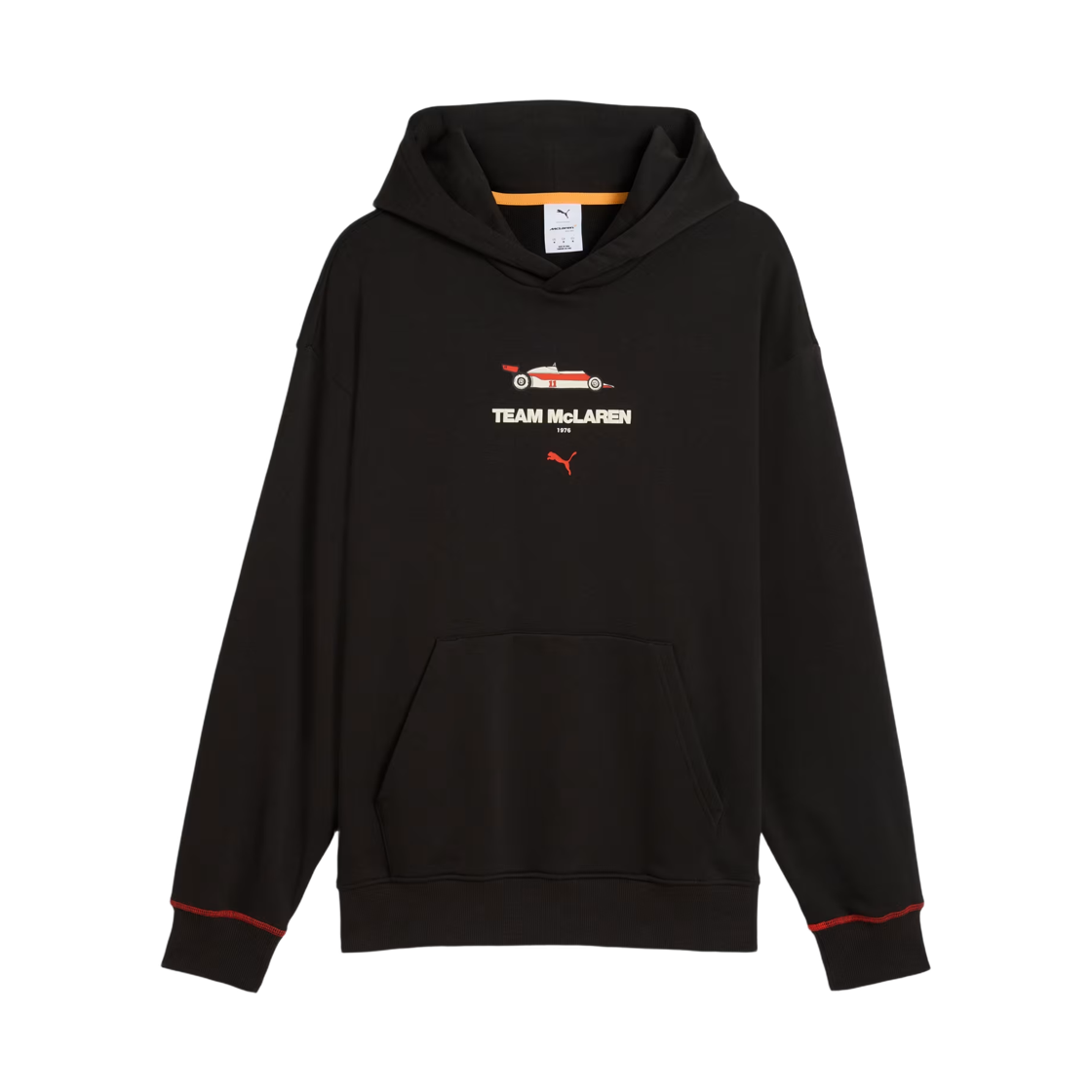 맥라렌 x 푸마 레이싱 그래픽 후디 푸마 블랙(McLaren x Puma Racing Graphic Hoodie Puma Black)