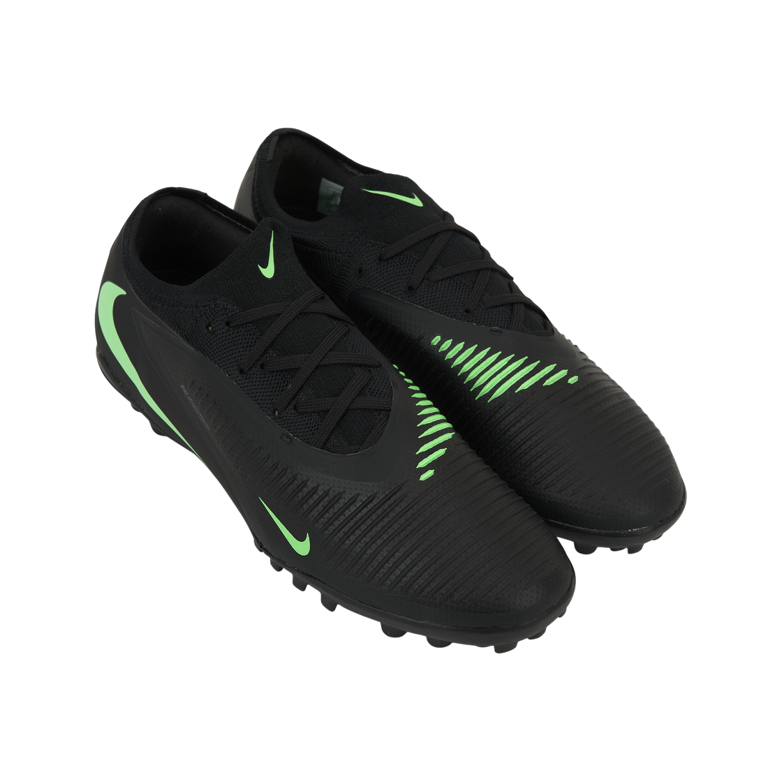 나이키 팬텀 6 로우 프로 TF 블랙 일루젼 그린(Nike Phantom 6 Low Pro TF Black Illusion Green) - 4