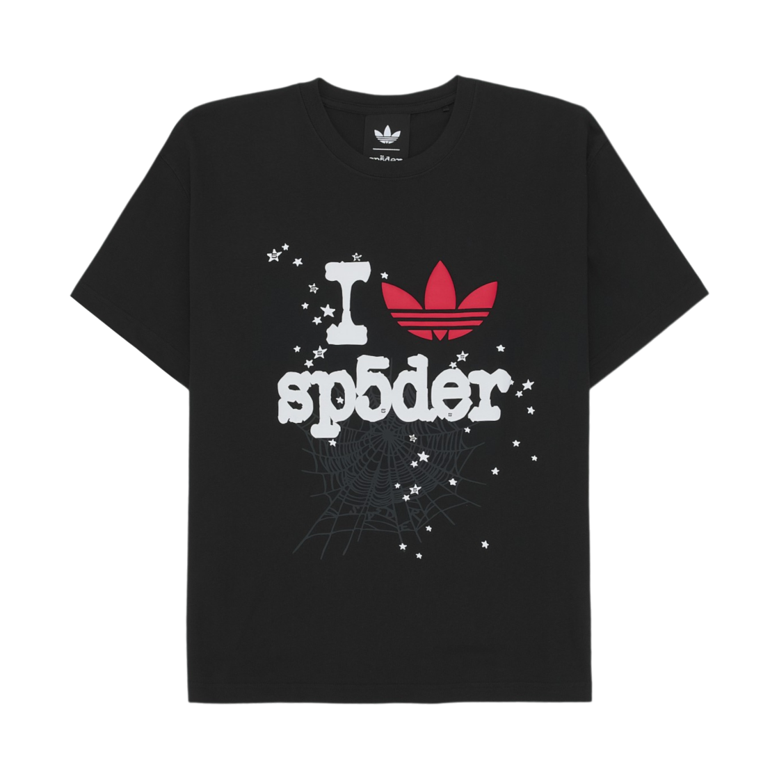 KR0754 Adidas x Sp5der T-Shirt Black - KR Sizing