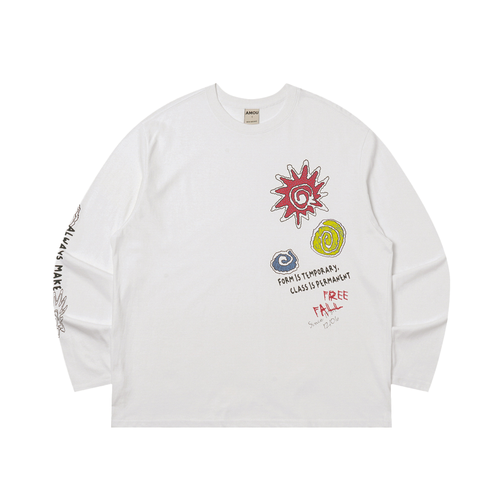 아모우 템포러리 롱슬리브 화이트(AMOU Temporary Long Sleeve White)
