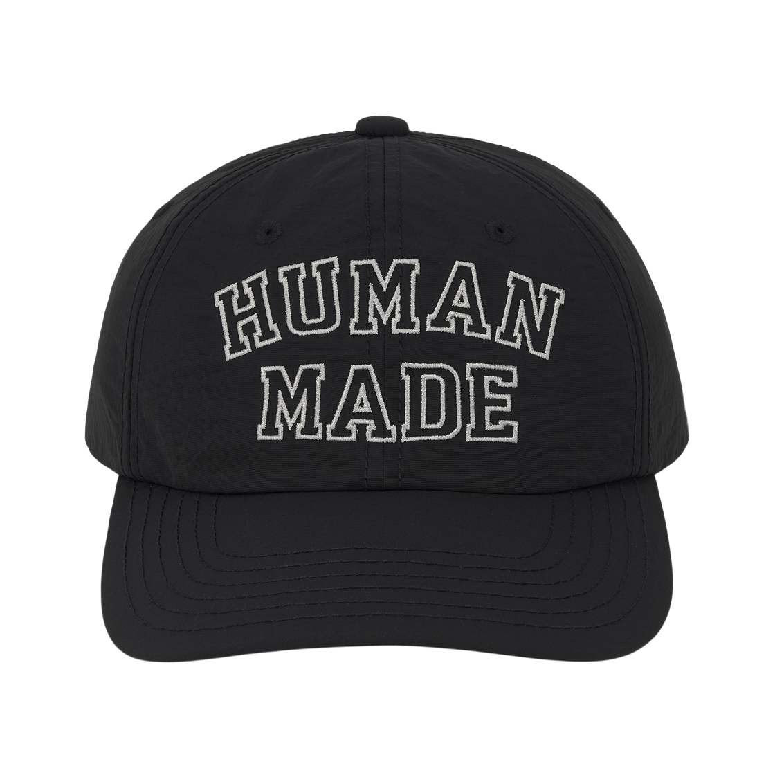 휴먼 메이드 6 패널 나일론 캡 블랙(Human Made 6 Panel Nylon Cap Black) - 2