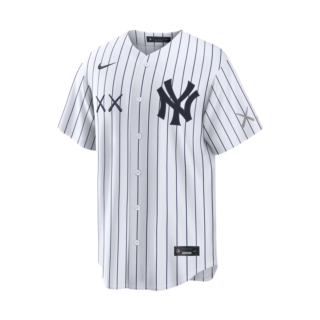 나이키 x 카우스 MLB 뉴욕 양키스 스타디움 저지 화이트(Nike x KAWS MLB New York Yankees Stadium Jersey White) - 1
