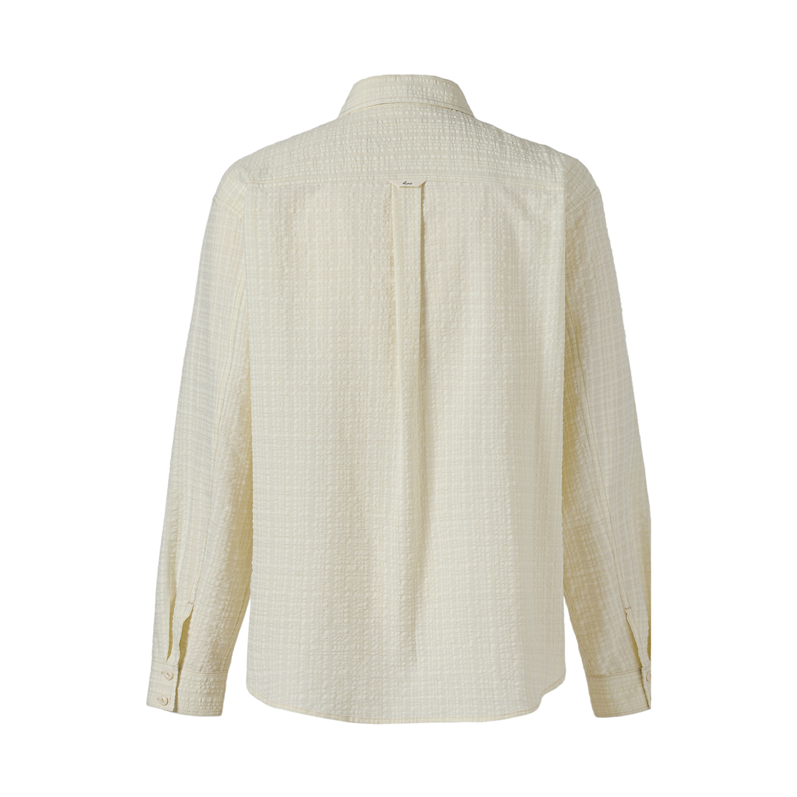 쿠메 프론트 포켓 체크 셔츠 아이보리(KUME Front Pocket Checkered Shirt - Ivory) - 2