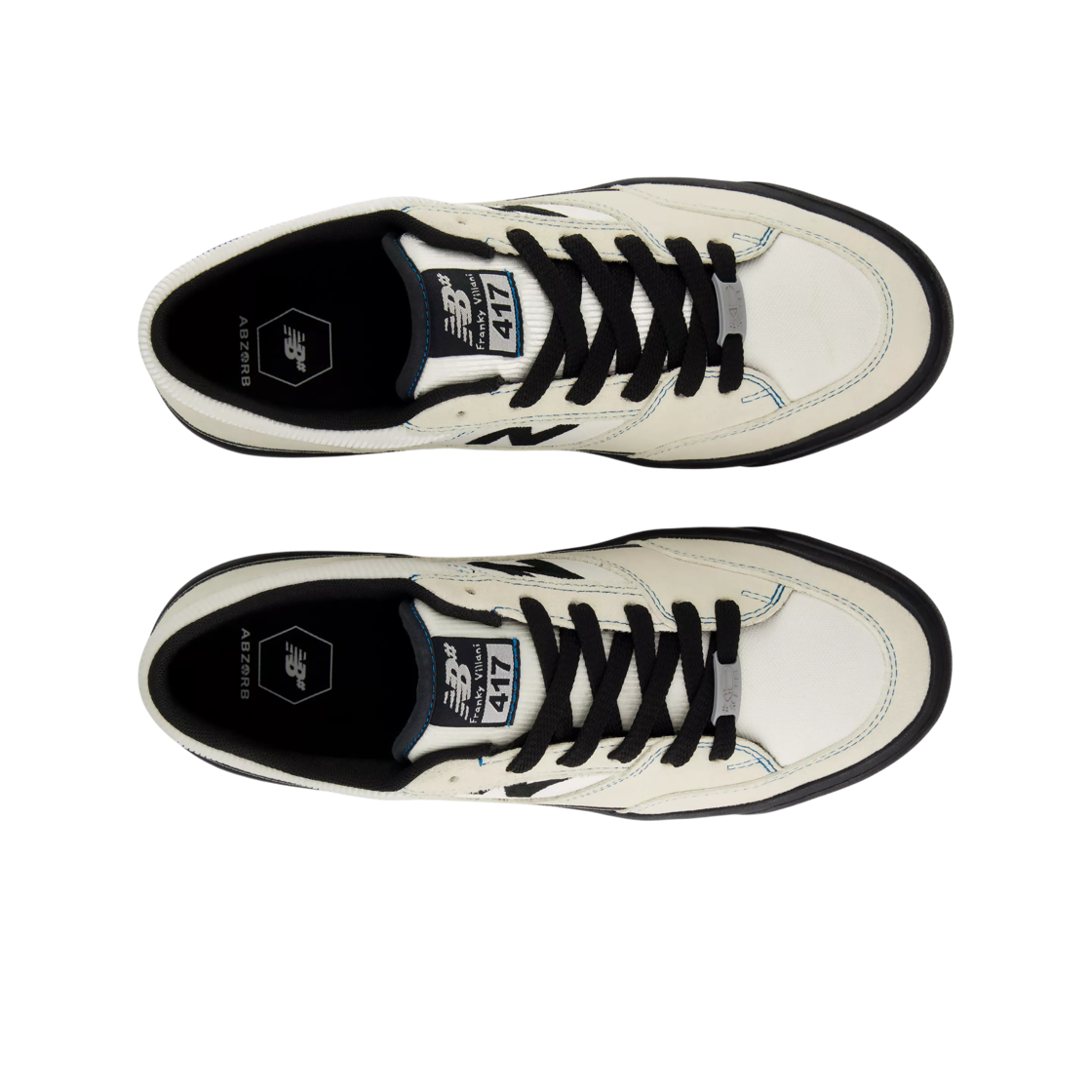 뉴발란스 x 프랭키 빌라니 뉴메릭 417 로우 씨 솔트 블랙(New Balance x Franky Villani Numeric 417 Low Sea Salt Black) - 2