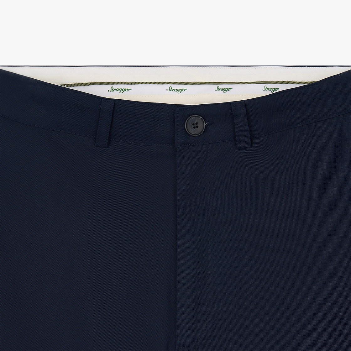 스트레인저 클래식 핏 치노 코튼 반바지 네이비(Stranger Classic Fit Chino Cotton Shorts (Navy)) - 3