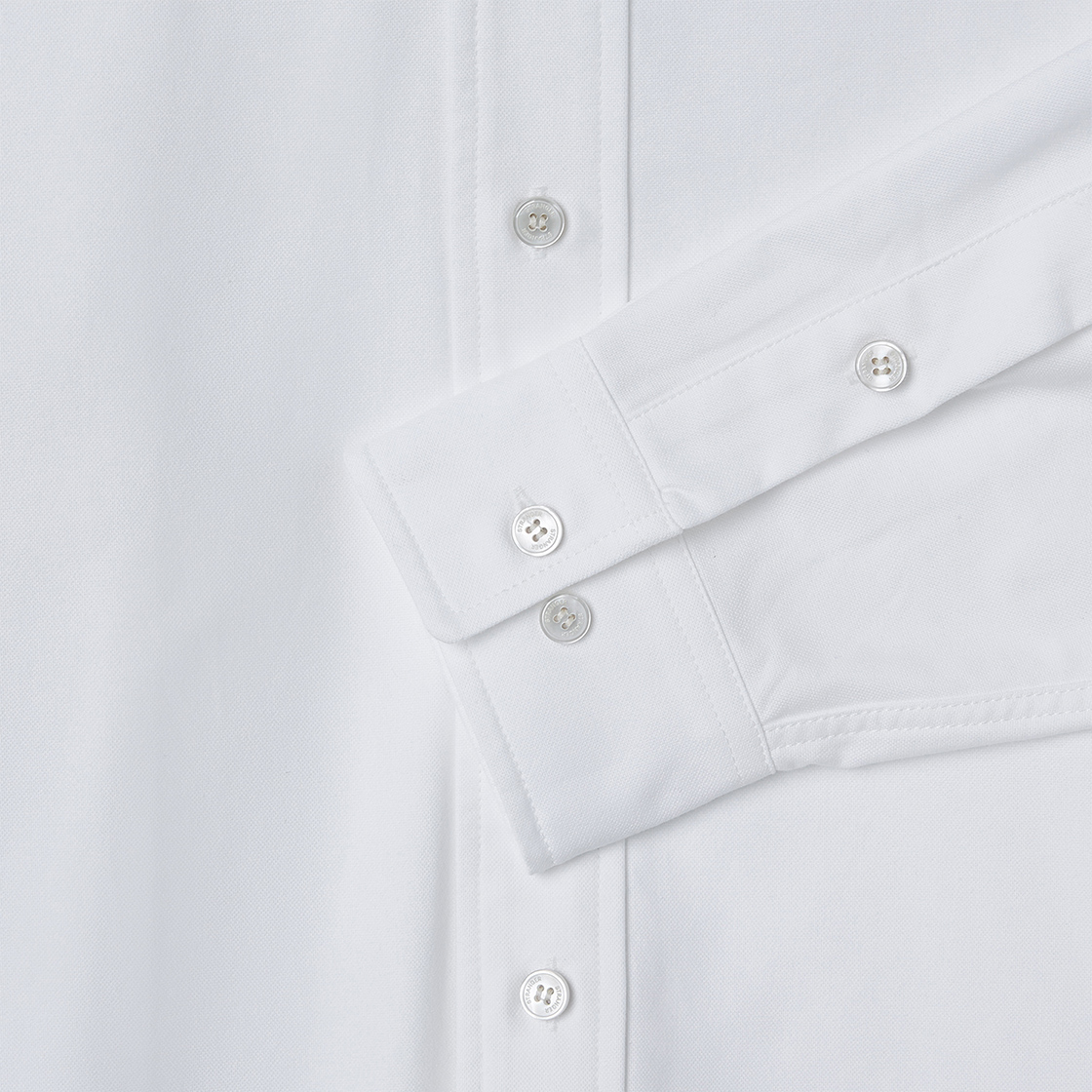 스트레인저 와이드 핏 코튼 셔츠 화이트(Stranger Wide Fit Cotton Shirt (White)) - 4