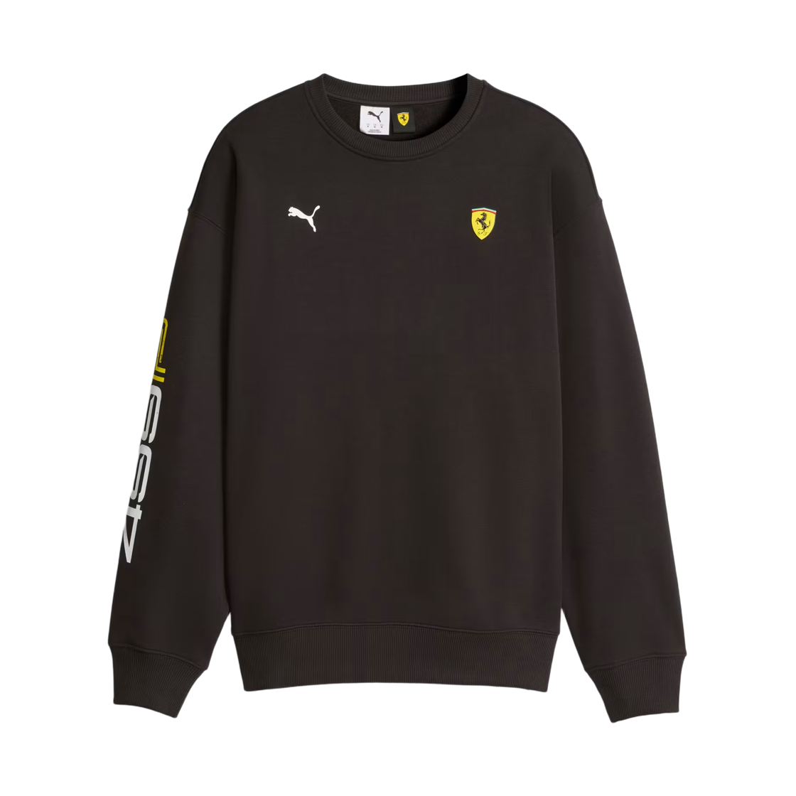 스쿠데리아 페라리 x 푸마 하이퍼카 499 크루넥 스웨트셔츠 블랙(Scuderia Ferrari x Puma Hypercar 499 Crewneck Sweatshirt Black)