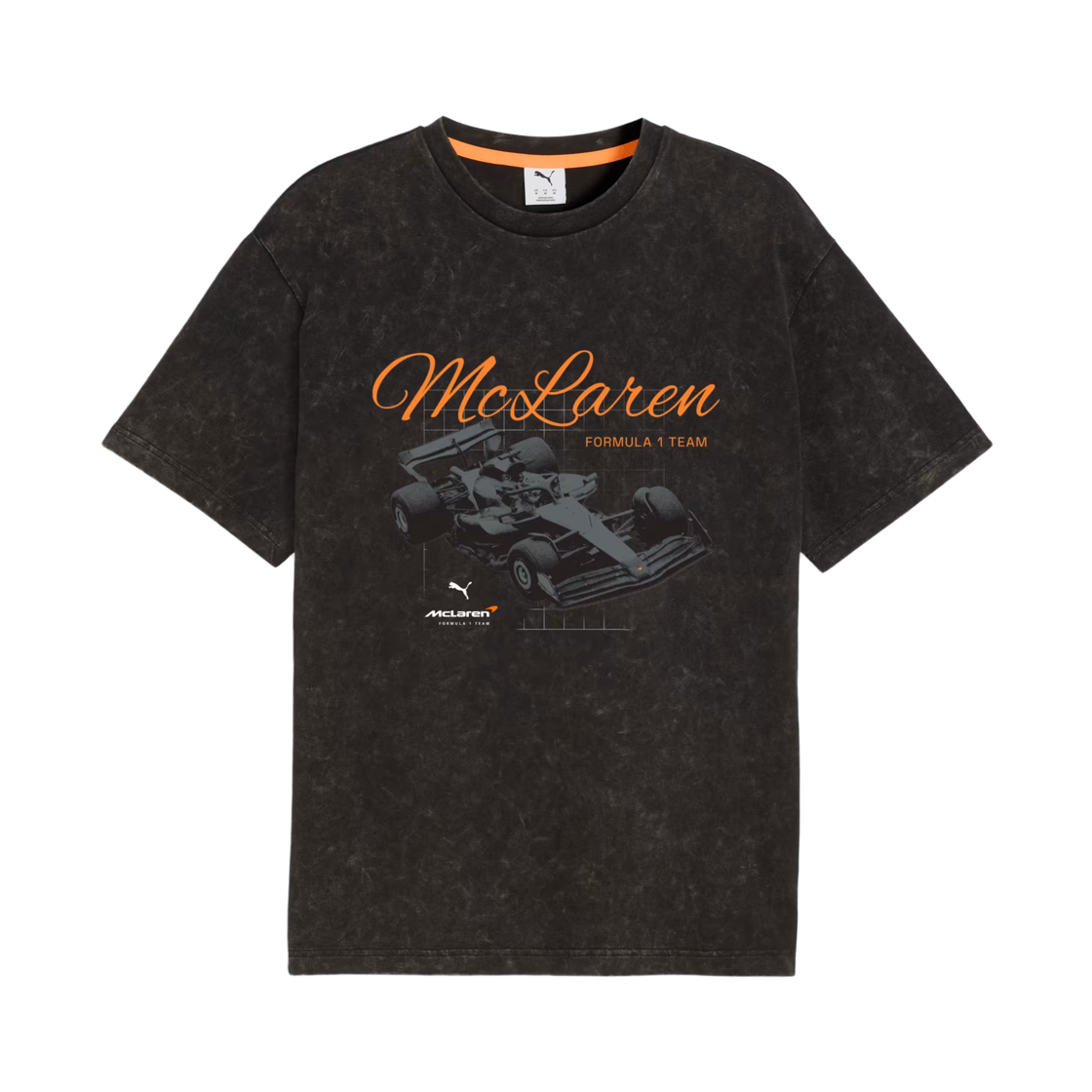 맥라렌 x 푸마 마스터카드 F1 팀 카 그래픽 티셔츠 푸마 블랙(McLaren x Puma Mastercard F1 Team Car Graphic T-Shirt Puma Black) - 1