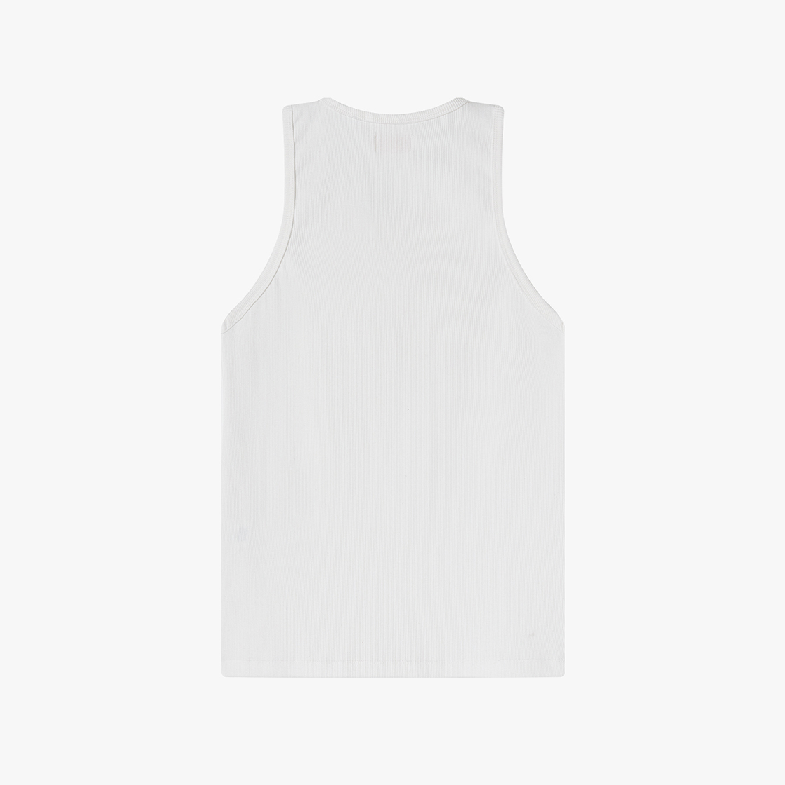 스트레인저 레귤러 핏 코튼 탱크 탑 화이트(Stranger Regular Fit Cotton Tank Top (White)) - 2