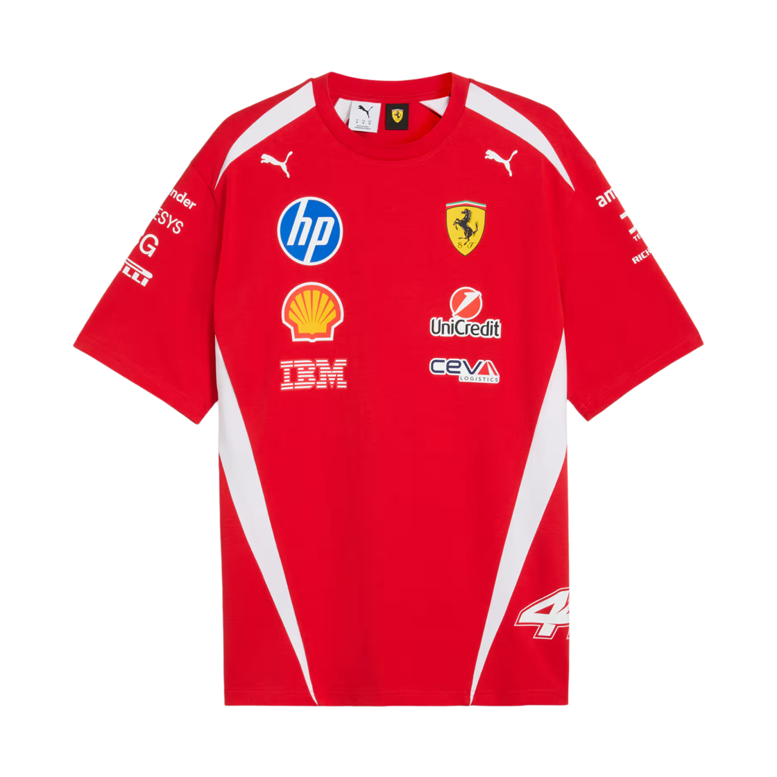 스쿠데리아 페라리 x 푸마 레플리카 티셔츠 레드 LH(Scuderia Ferrari x Puma Replica T-Shirt Red LH)