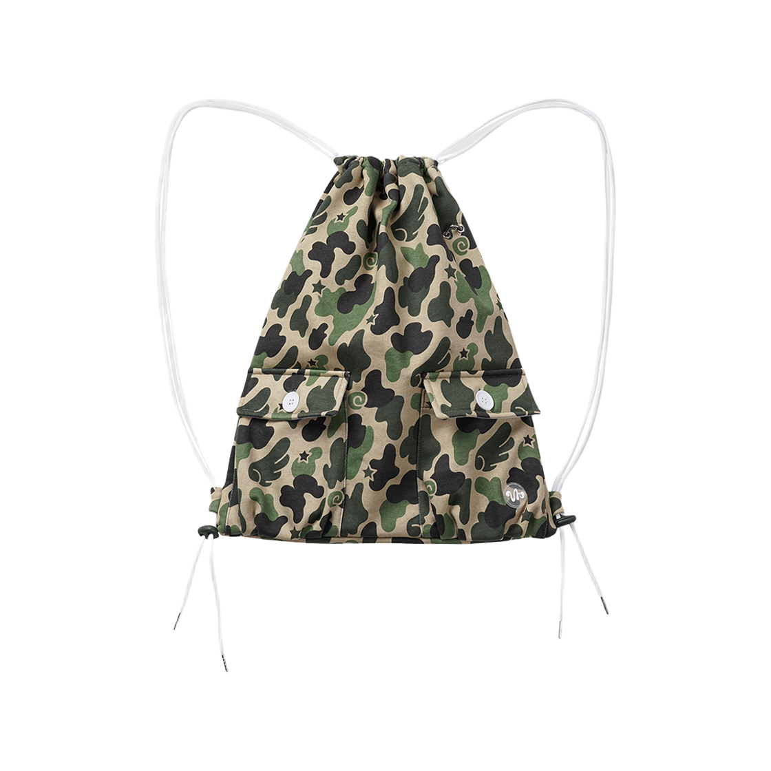 벤힛 엔젤 카모 짐색 그린(venhit Angel Camo Gym Sack Green)