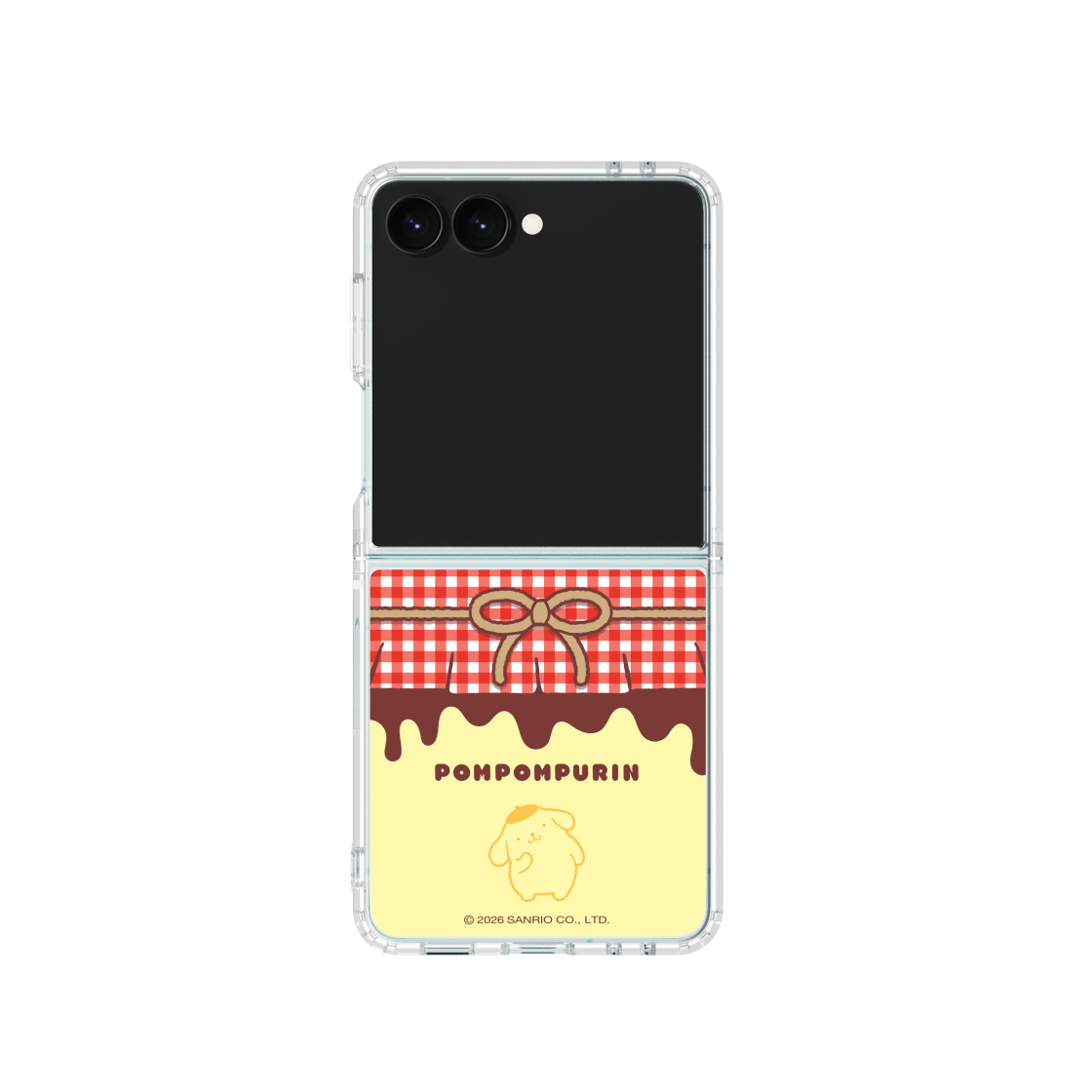 에스엘비에스 폼폼푸린 푸딩팩 클리어 마그넷 케이스 for Galaxy Z Flip7 Flip8(POMPOMPURIN Pudding pack Clear Magnet Case for Galaxy Z Flip7) - 2