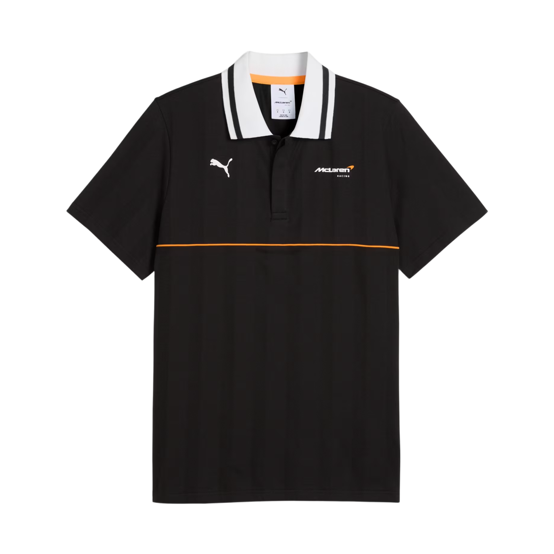 맥라렌 x 푸마 레이싱 자카드 폴로 푸마 블랙(McLaren x Puma Racing Jacquard Polo Puma Black) - 1