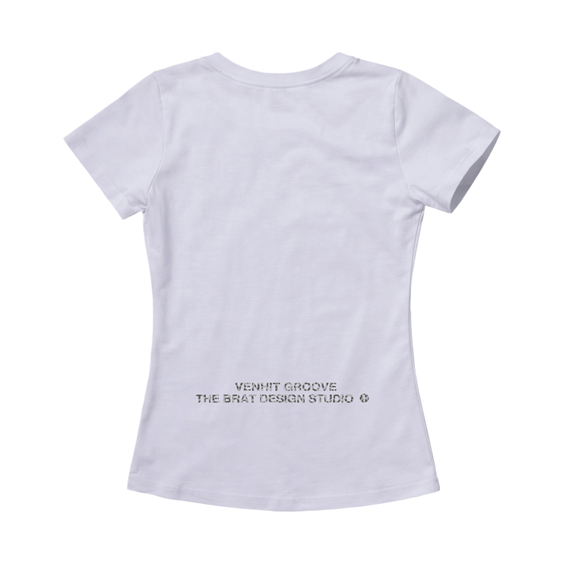 벤힛 VC 시그니처 자수 슬림 반팔티 LPD 화이트(venhit VC Signature Embroidered Slim Fit Short Sleeve T-Shirt LPD White) - 2