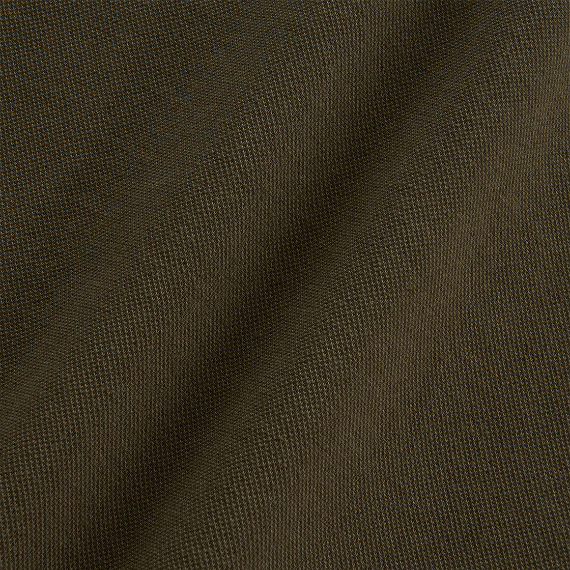 스트레인저 레귤러 핏 실켓 코튼 폴로 셔츠 카키(Stranger Regular Fit Silket Cotton Polo Shirt (Khaki)) - 4