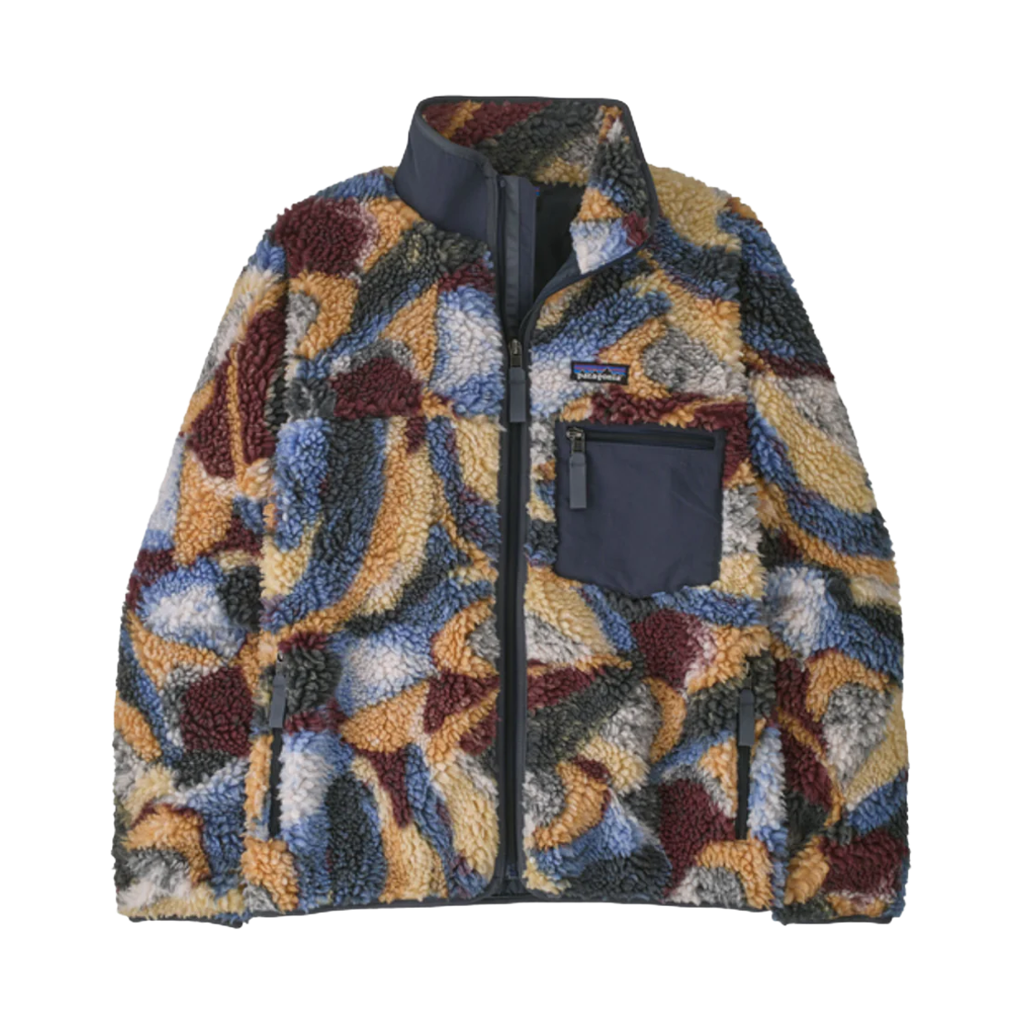 23075 (W) Patagonia Classic Retro-X Fleece Jacket Smolder Blue