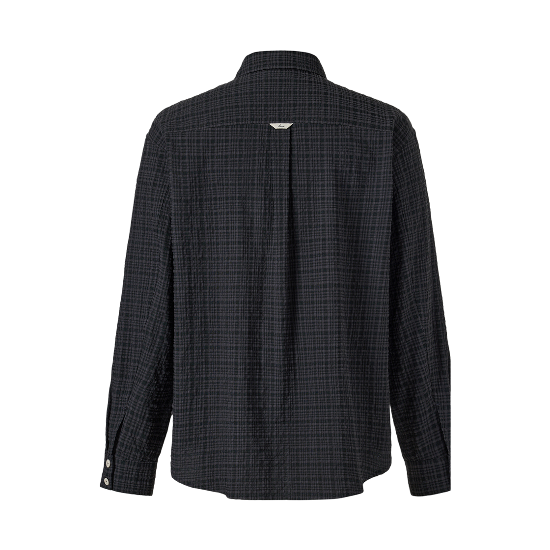 쿠메 프론트 포켓 체크 셔츠 다크그레이(KUME Front Pocket Checkered Shirt - Darkgray) - 2
