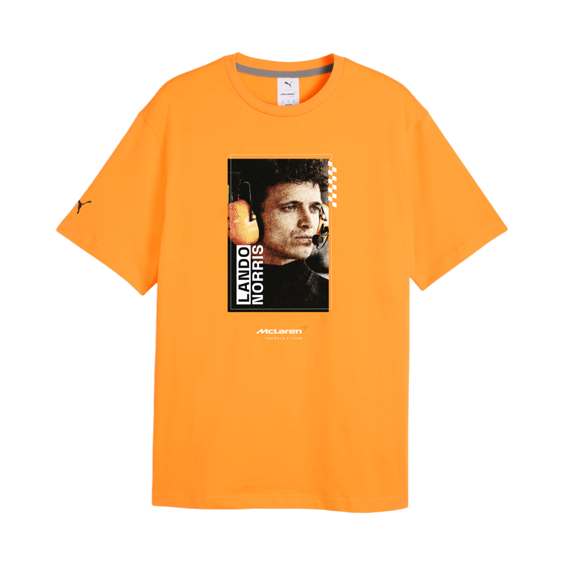 맥라렌 x 푸마 마스터카드 F1 팀 노리스 티셔츠 파파야(McLaren x Puma Mastercard F1 Team Norris T-Shirt Papaya)