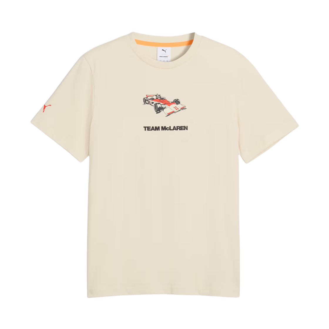 맥라렌 x 푸마 레이싱 그래픽 티셔츠 알파인 스노우(McLaren x Puma Racing Graphic T-Shirt Alpine Snow)