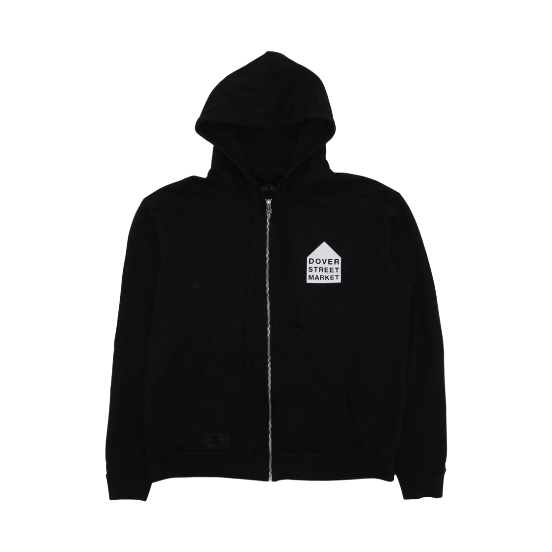 - Chrome Hearts Dover Street Market Zip-Up Hoodie Black