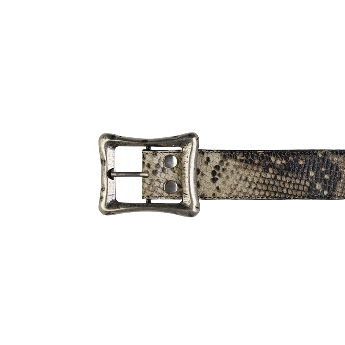 에모스탠스클럽 코어 벨트 스네이크 엠보스드 라이트 브라운(emostanceclub Core Belt Snake Embossed Light Brown) - 2