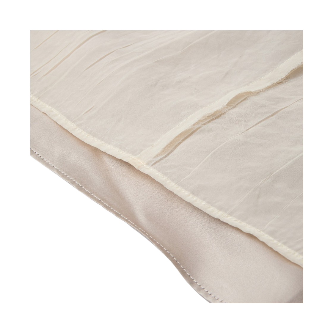 (W) 쿠메 핀턱 시어 레이어드 롱 드레스 라이트베이지((W) KUME Pintuck Sheer Layered Long Dress - Lightbeige) - 3
