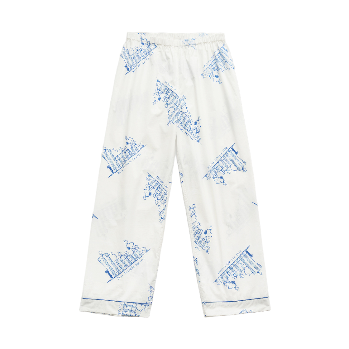 파르벵 x 피너츠 베스트 프렌즈 포에버 파자마 세트_화이트(FARVEN x PEANUTS Best Friends Forever Pajama Set_White) - 2