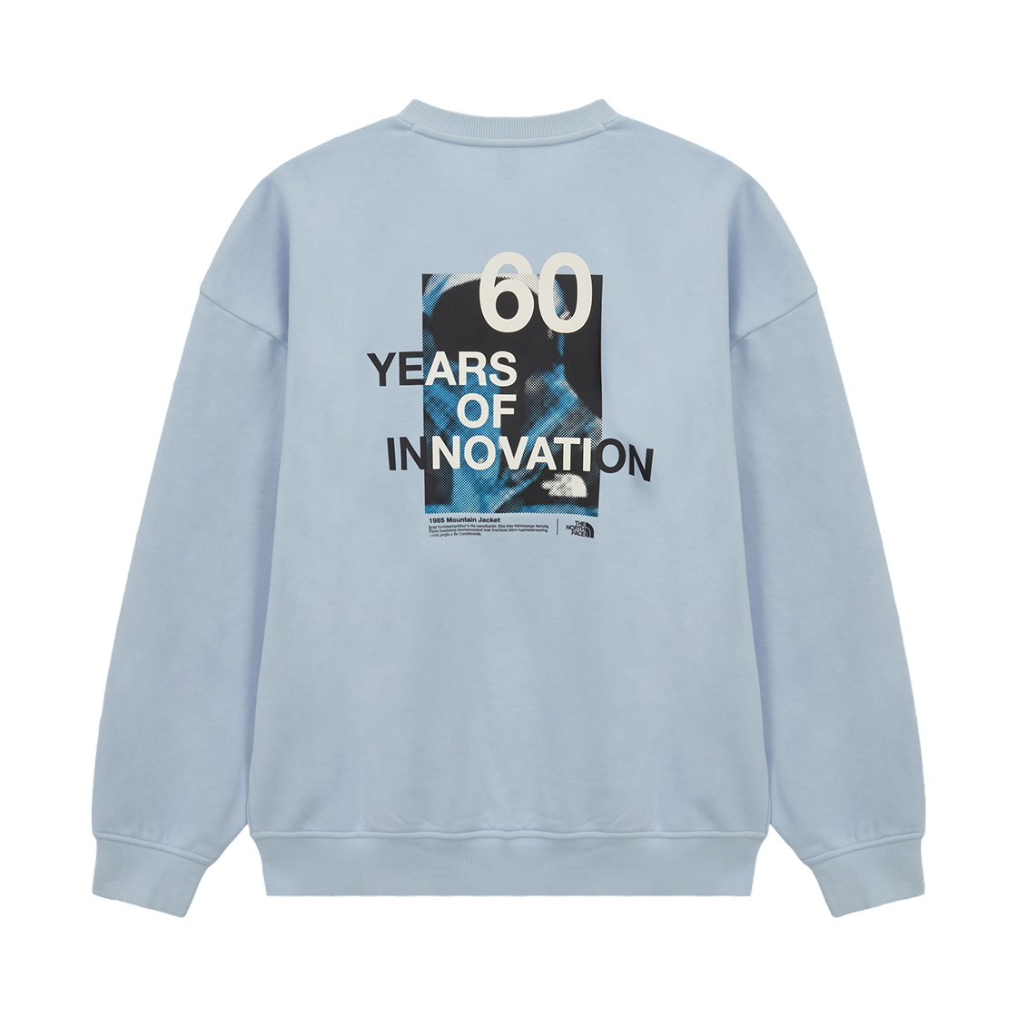 NM5MS55B The North Face TNF 60th Anniversary Sweatshirts Milky Blue - 26SS