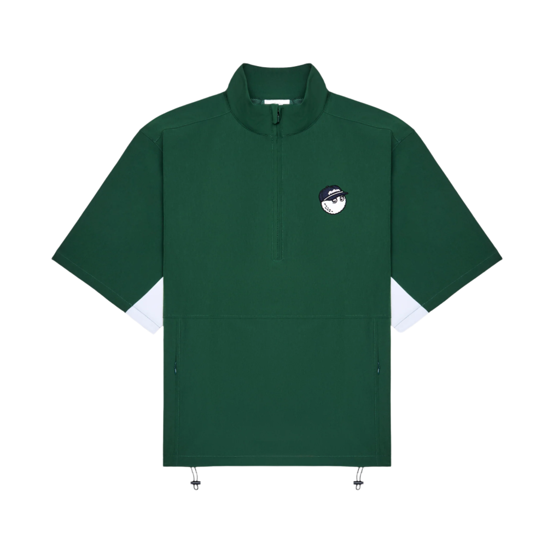 말본 골프 아이콘 파인 윈드셔츠 포레스트(Malbon Golf Icon Pine Windshirt Forest)