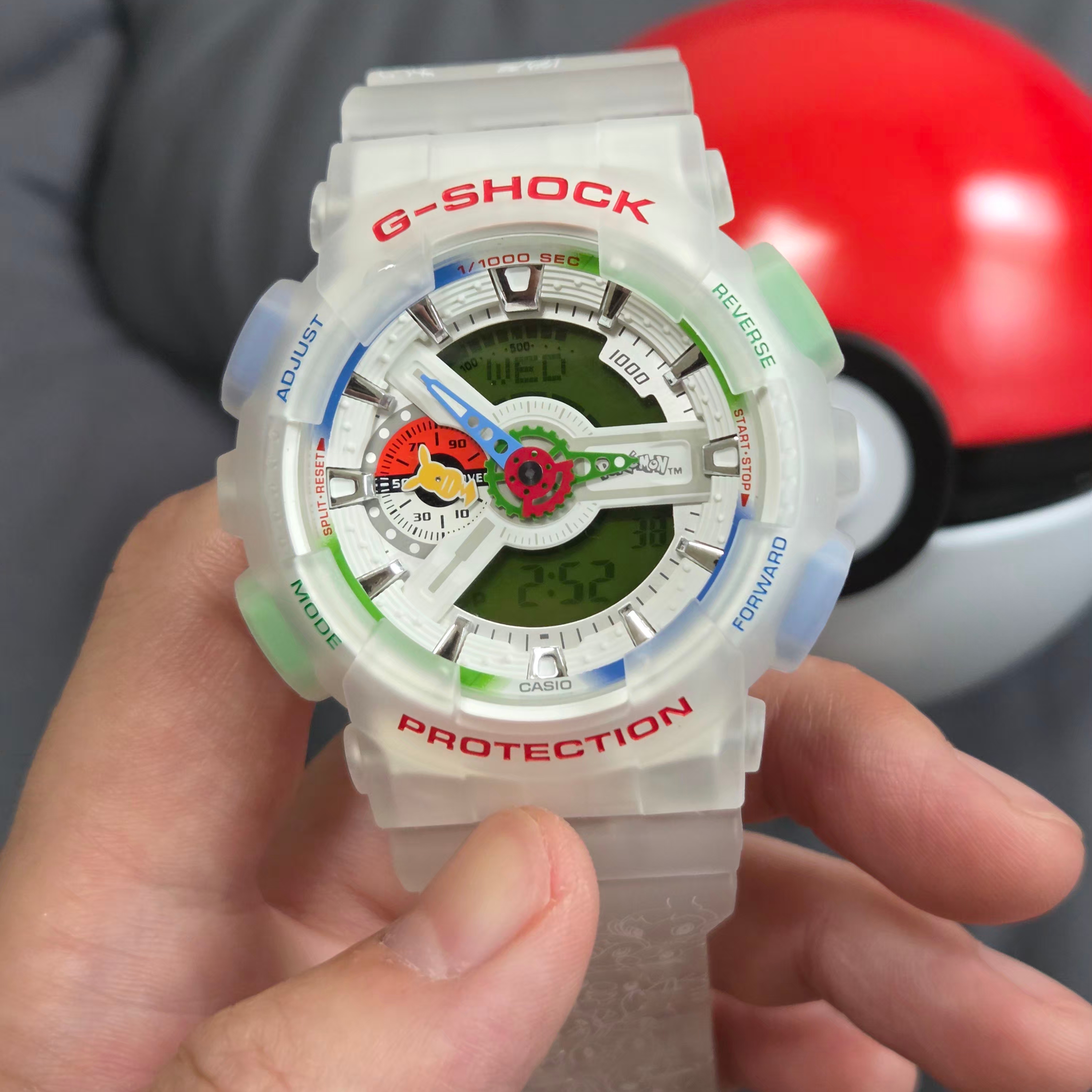 Casio G-Shock x Pokemon GA-110PKM-7A 착용 스타일