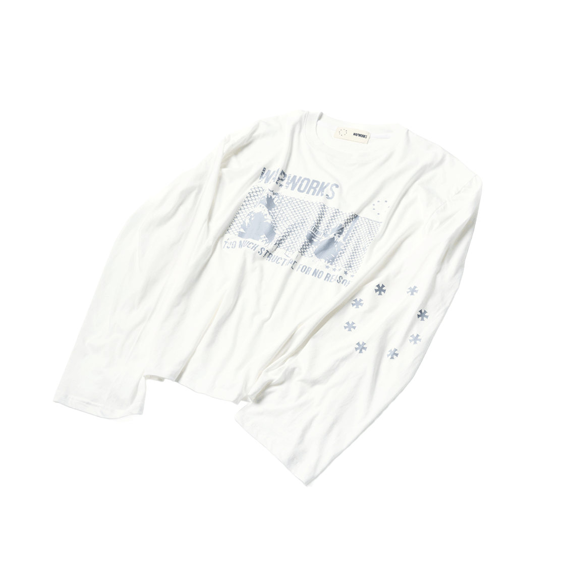 왑웍스 에어플로우 라이트 롱슬리브 화이트(Wapworks Airflow Light Long Sleeve White)