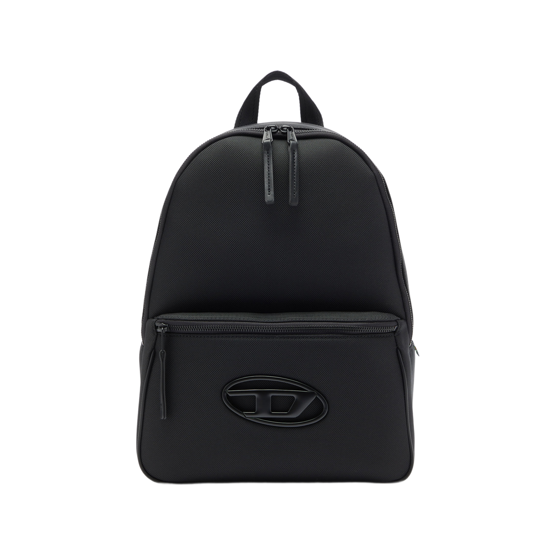 디젤 홀리-디 백팩 나일론 오발 D 로고 블랙(Diesel Holi-D Backpack In Nylon with Oval D Logo Black)