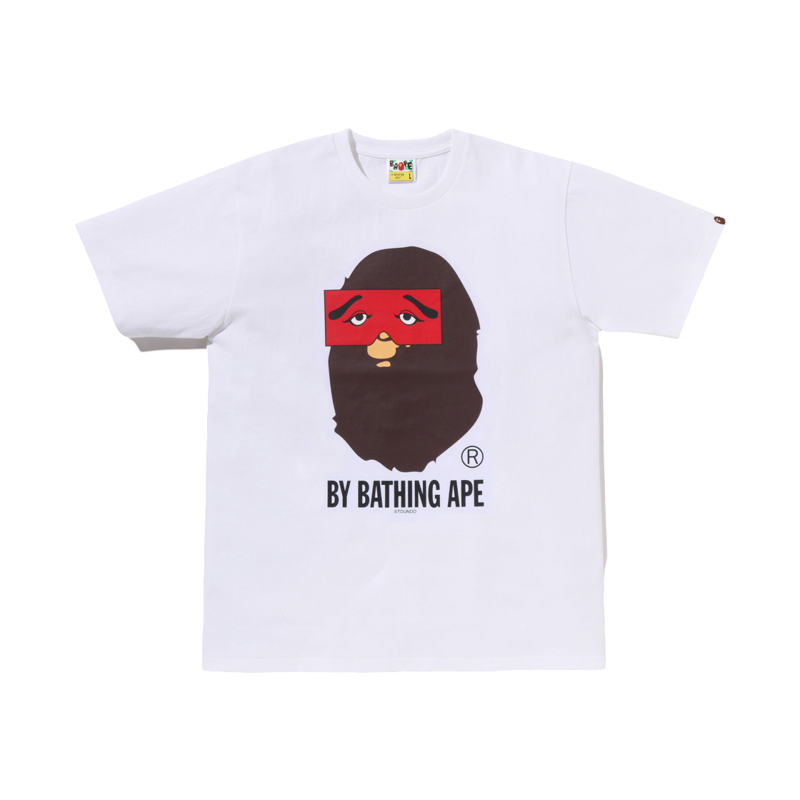 - BAPE x Niwakasenpei By Bathing Ape T-Shirt White - Fukuoka Store Exclusive