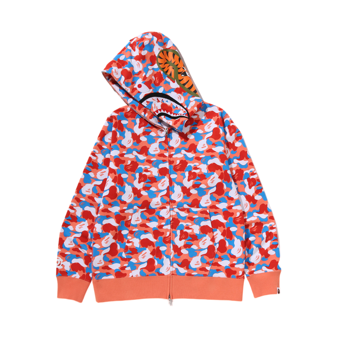 베이프 샤크 풀 집 후드 멀티 - 후쿠오카 스토어 한정(BAPE Shark Full Zip Hoodie Multi - Fukuoka Store Exclusive) - 2
