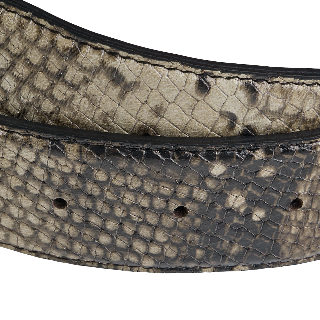 에모스탠스클럽 코어 벨트 스네이크 엠보스드 라이트 브라운(emostanceclub Core Belt Snake Embossed Light Brown) - 3