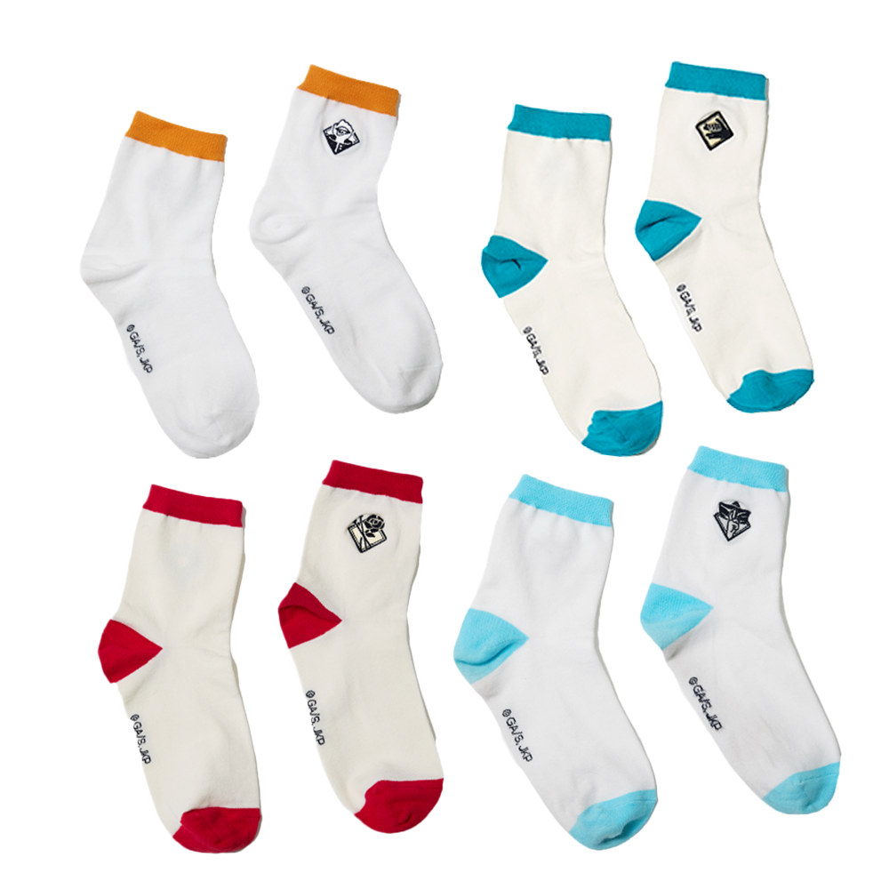 댄꼼마 주술회전 주술고전 양말세트 (4P)(DANCOMMA Jujutsu Kaisen Jujutsu High Socks Set (4 Pairs))