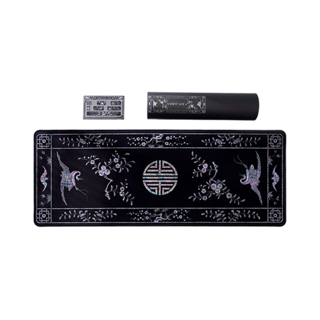 뮷즈 데스크 장패드&스티커 세트 나전칠기(MU:DS Desk Mat & Sticker Set Mother-of-Pearl Lacquerware)