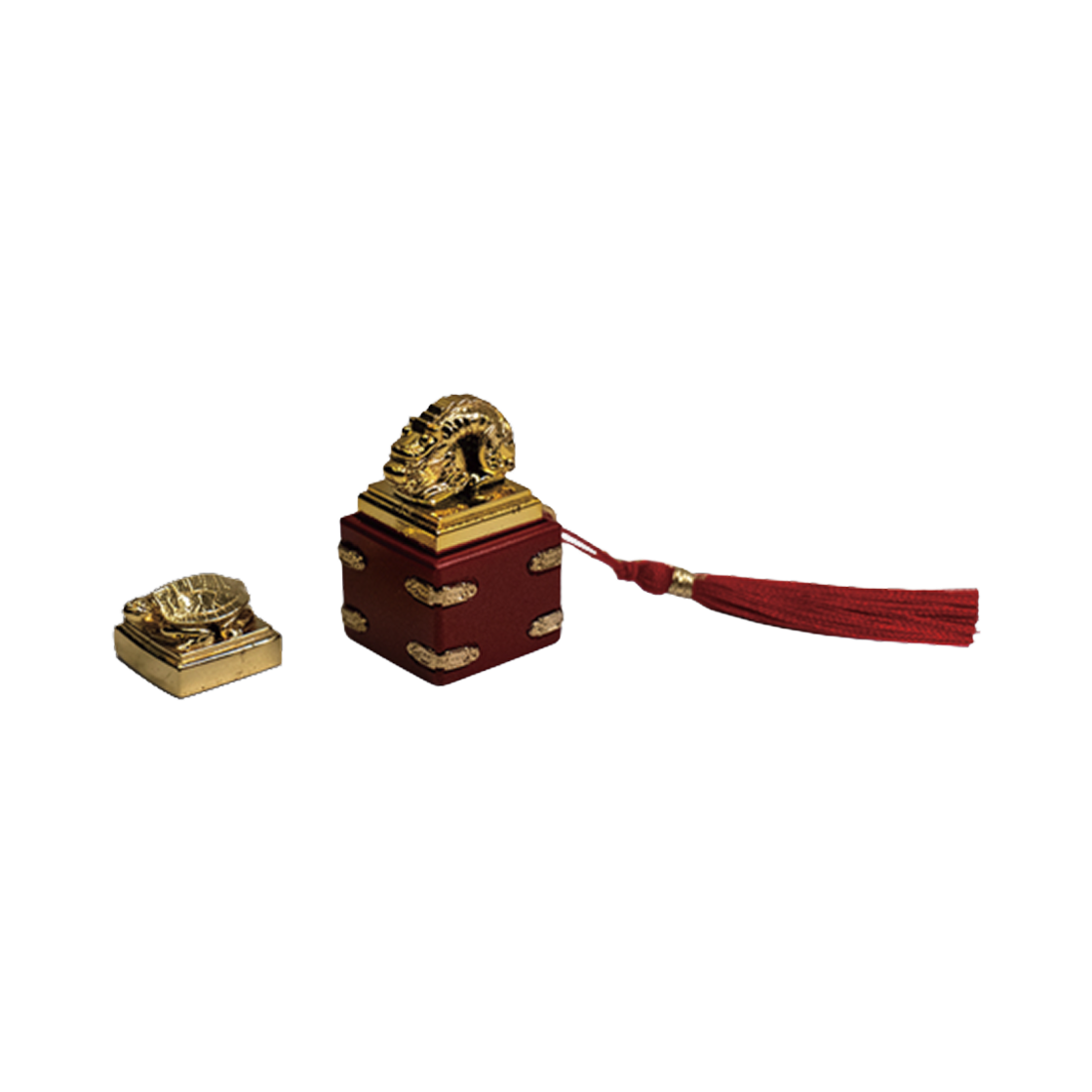 뮷즈 국새 키캡 키링 골드 (2개 세트)(MU:DS National Seal Keycap Keyring Gold (Set of 2))