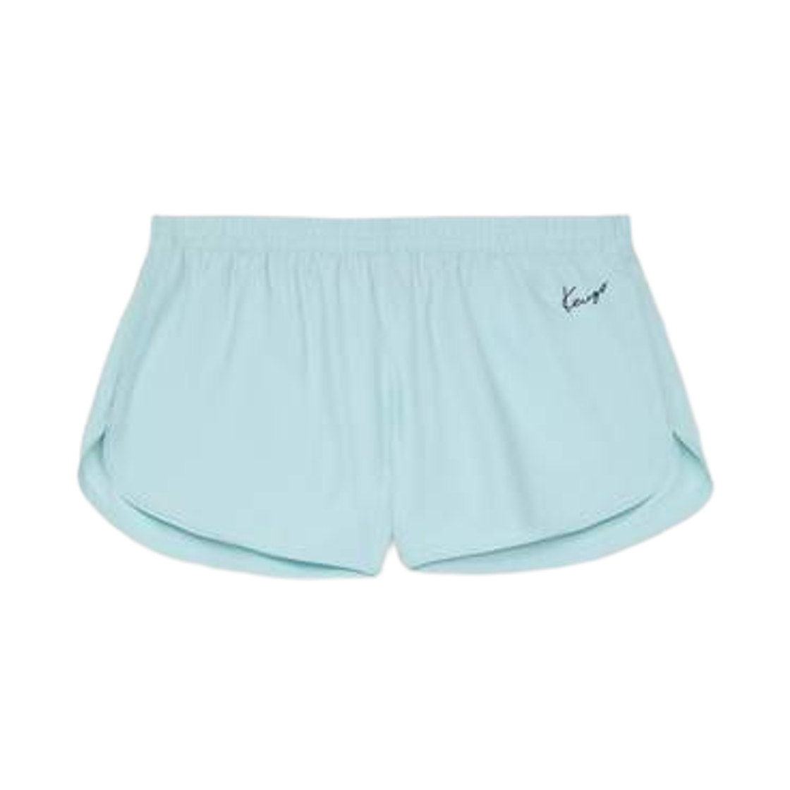 (W) 겐조 시그니쳐 자수 쇼츠 라이트 블루((W) Kenzo Signature Embroidered Shorts Light Blue)