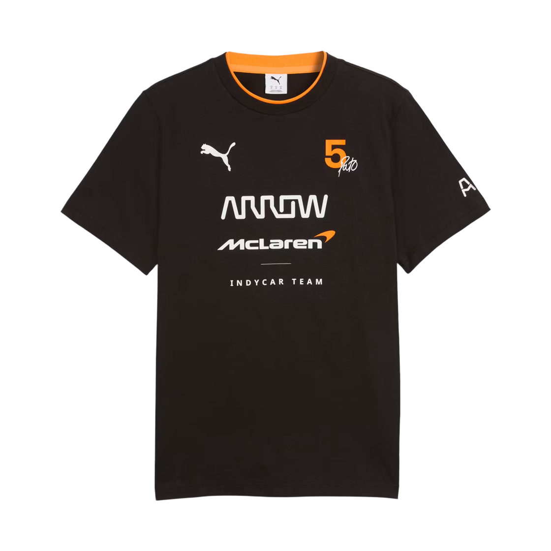 맥라렌 x 푸마 레이싱 인디카 파토 티셔츠 푸마 블랙(McLaren x Puma Racing IndyCar Pato T-Shirt Puma Black) - 1