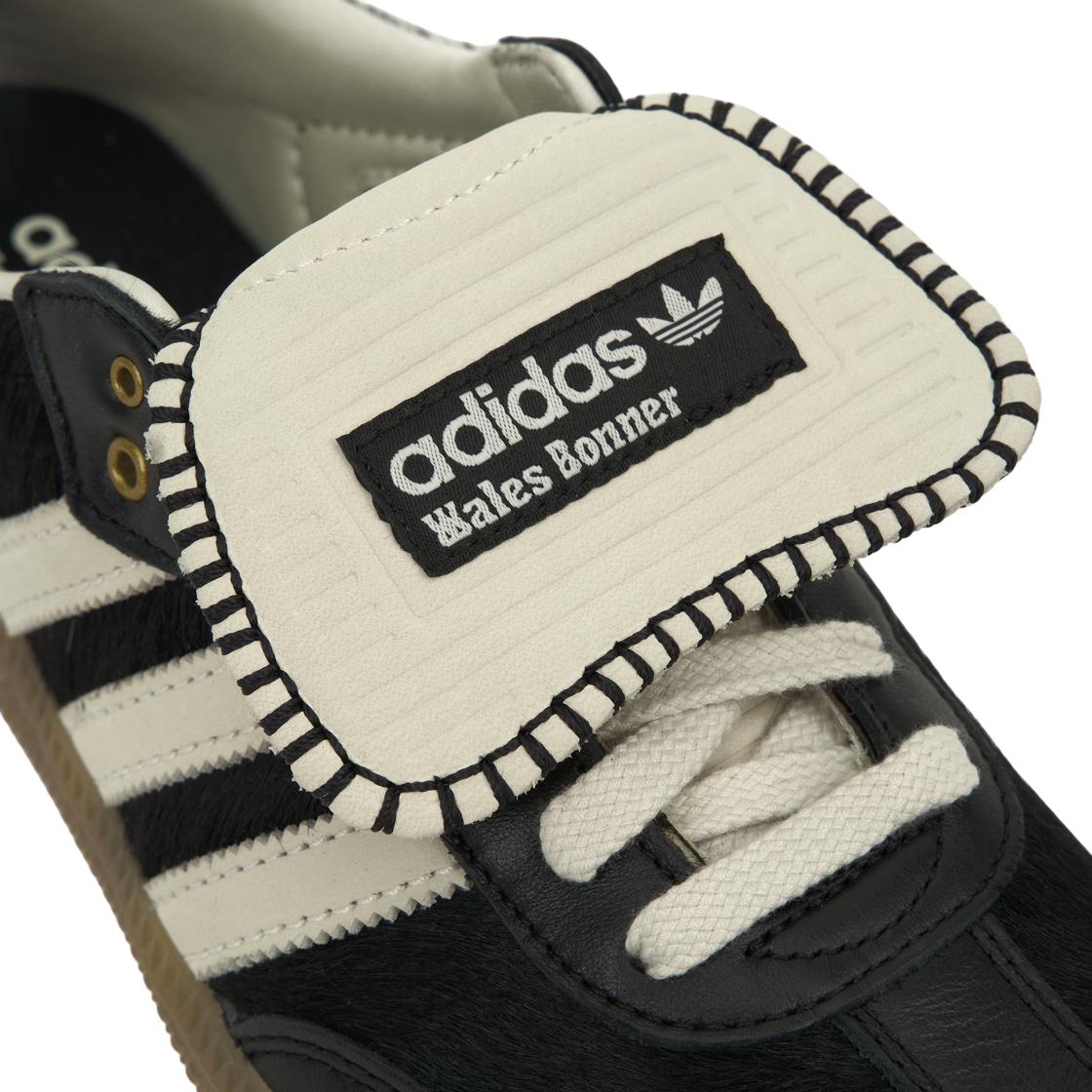 아디다스 x 웨일스 보너 포니 토널 삼바 코어 블랙 크림 화이트(Adidas x Wales Bonner Pony Tonal Samba Core Black Cream White) - 7