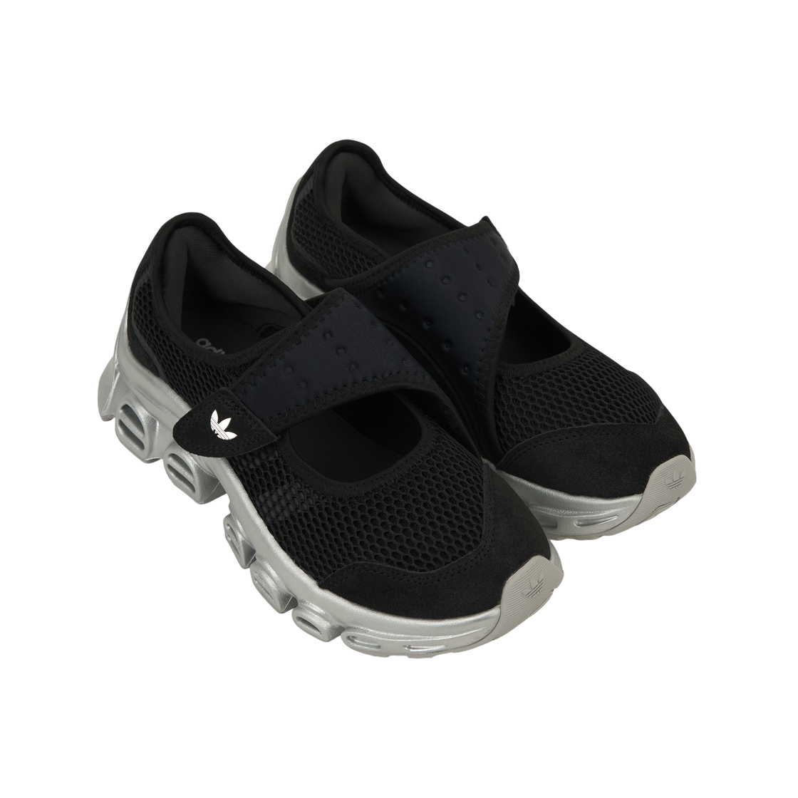 (W) 아디다스 아디폼 메가제인 코어 블랙 아이언 메탈릭((W) Adidas Adifom Megajane Core Black Iron Metallic) - 4