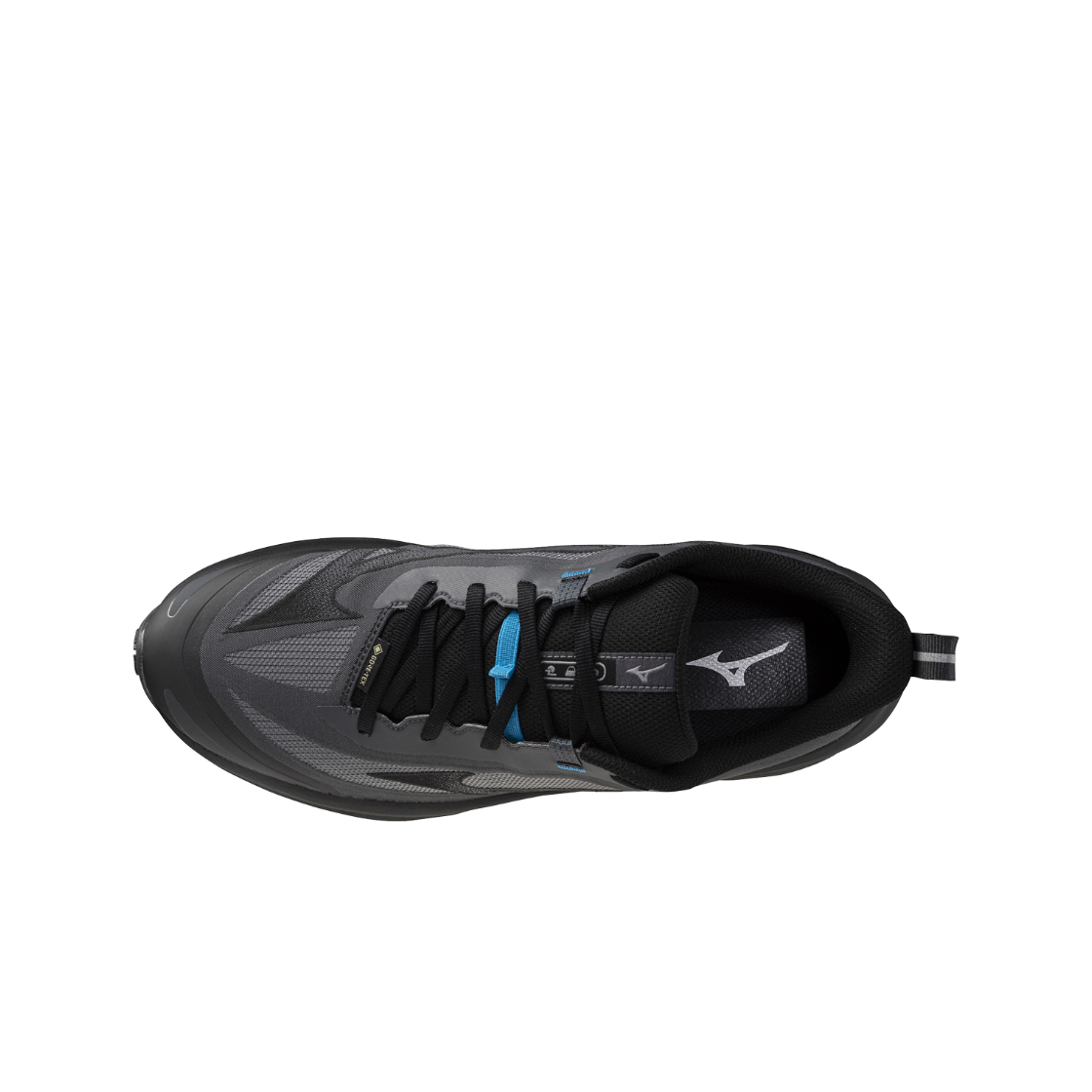 미즈노 네오 다이치 10 고어텍스 와이드 블랙 오이스터 블랙 블루 주얼 - 26FW(Mizuno Neo Daichi 10 GTX Wide Black Oyster Black Blue Jewel - 26FW) - 4