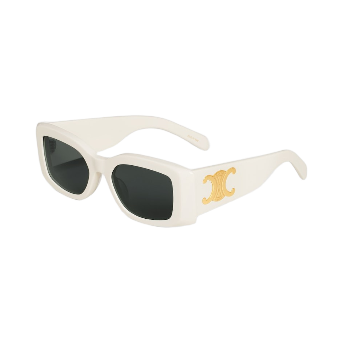 (W) 셀린느 트리옹프 XL 01 선글라스 아세테이트 아이보리((W) Celine Triomphe XL 01 Sunglasses in Acetate Ivory) - 2